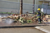بالصور: حريق في مدخل مدرسة دار الحكمة بمدينة اللد دون إصابات